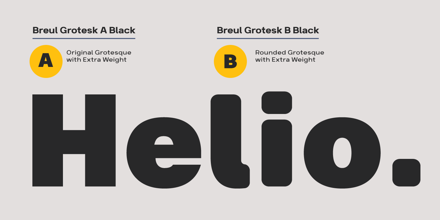 Ejemplo de fuente Breul Grotesk #18